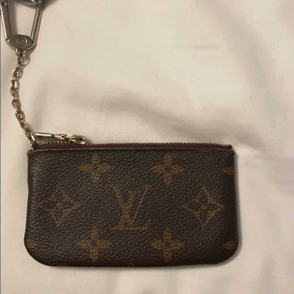 Louis Vuitton pouch keychain